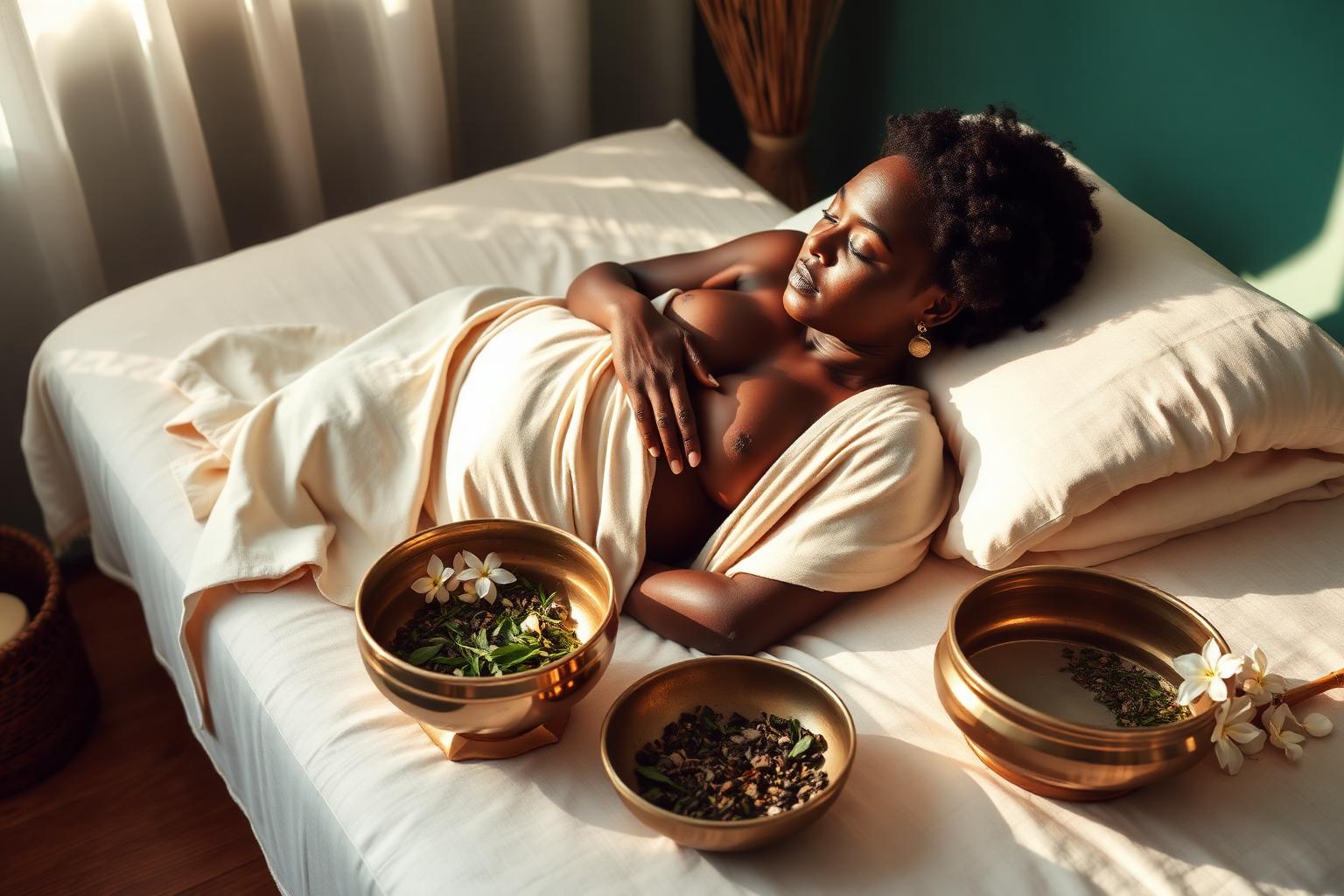 Postnatal recovery spa ritual at Royal Swahili Singo N Massage